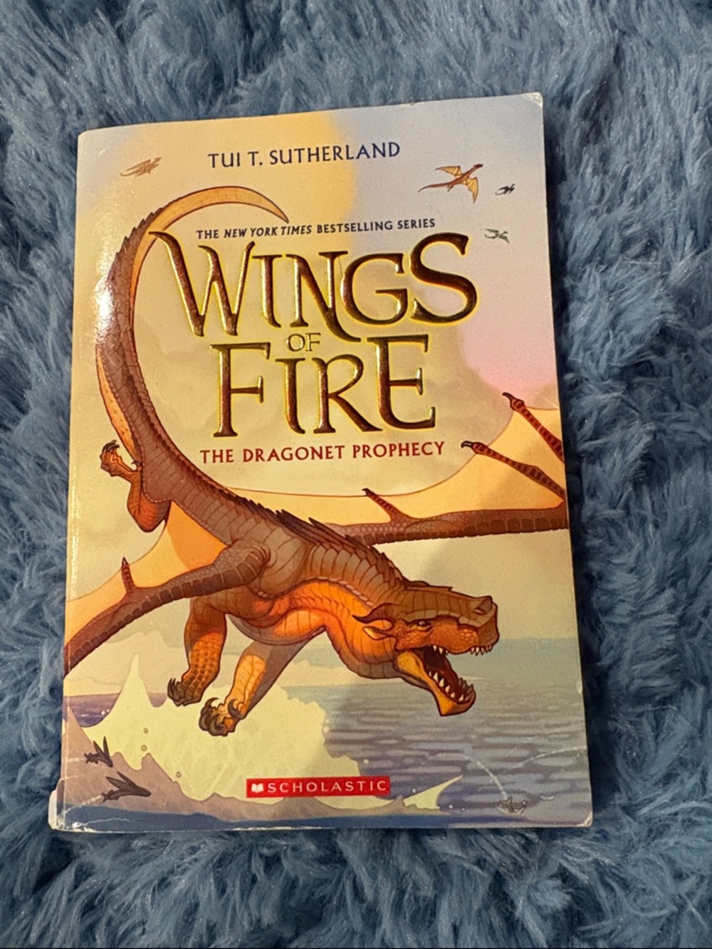Scholastic Wings of Fire Dragon Cover — Orange Dragon Artwork
